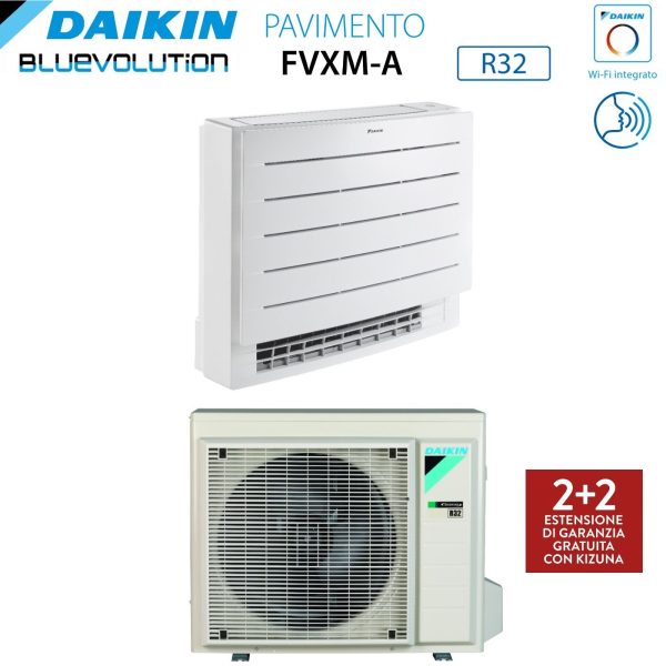 Climatizzatore Condizionatore Daikin Bluevolution Perfera a Pavimento 18000 BTU FVXM50A R-32 Wi-Fi Integrato Telecomando a Infrarossi Incluso Garanzia Italiana - Novità Sale