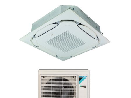 Climatizzatore Condizionatore Daikin Bluevolution a Cassetta Round Flow 12000 Btu FCAG35B R-32 Wi-Fi Optional con Griglia Standard Inclusa - Garanzia Italiana For Sale