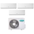 Climatizzatore Condizionatore Hisense Trial Split Inverter serie NEW COMFORT 5+9+12 con 3AMW62U4RFA R-32 Wi-Fi Optional 5000+9000+12000 Online Sale